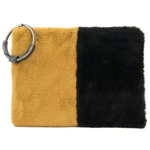 Sam Edelman Mavis Faux Fur Organizer Clutch
